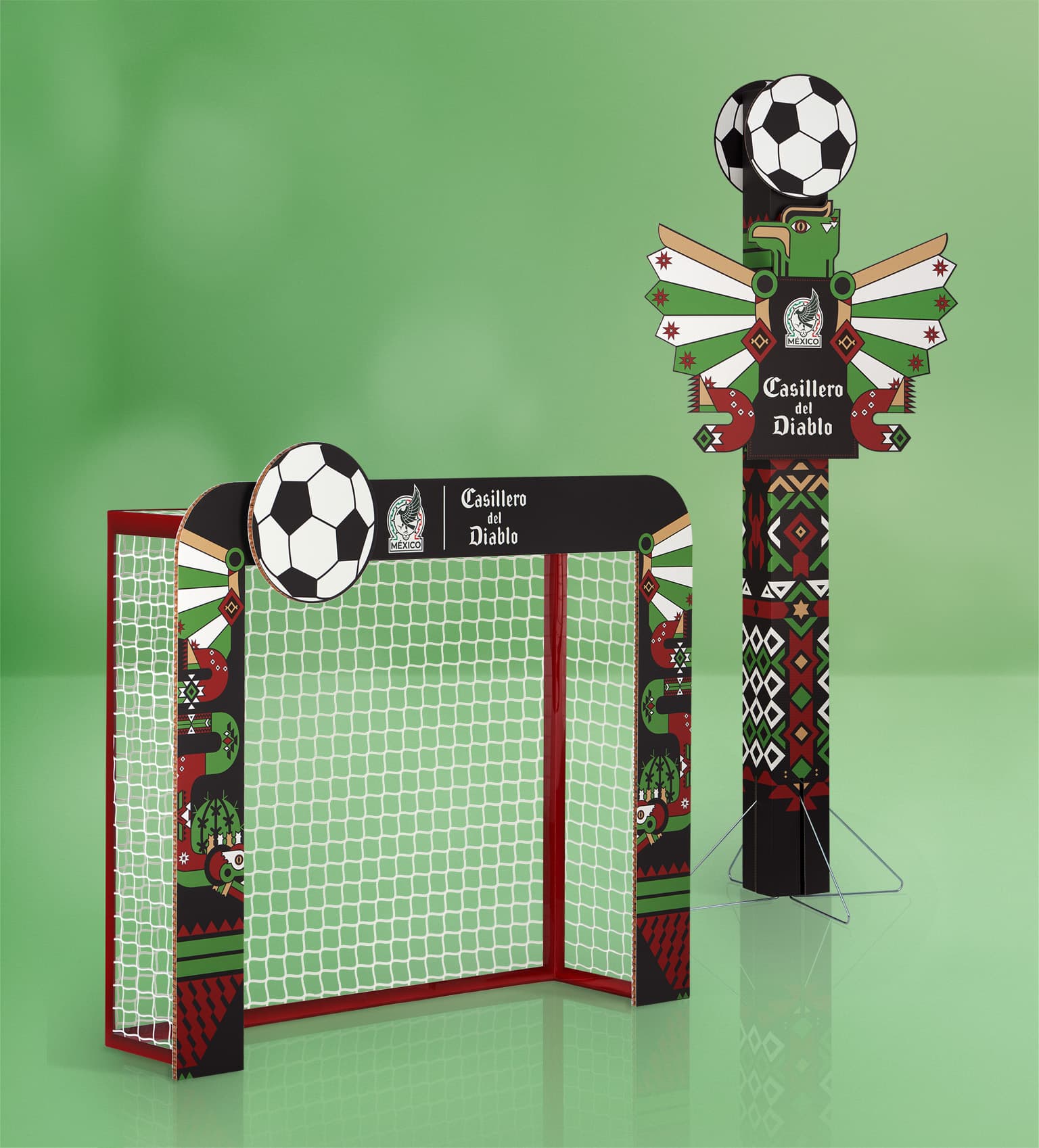 CASILLERO DE DIABLO SOCCER DISPLAY